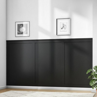 Modern Shaker Wall Panel Kit Minimalist Decorative Slats for Rooms or ...