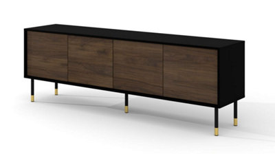 Modern Sherwood TV Cabinet in Oak Catania W1800mm x H600mm x D400mm