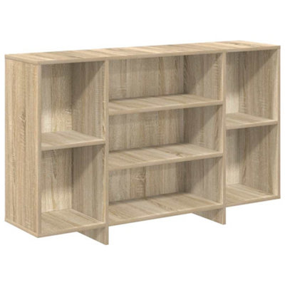 Modern Sideboard Sonoma Oak 120x30x75 cm Engineered Wood