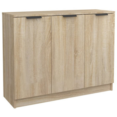 Modern Sideboard Sonoma Oak 90.5x30x70 cm Engineered Wood