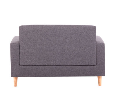 Modern Smart Sofa in a Box, Taupe Fabric Sofa with Hidden