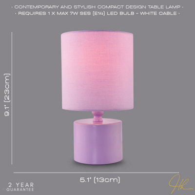 Art Nouveau Style Brass Table Lamp With Cranberry Glass Shade