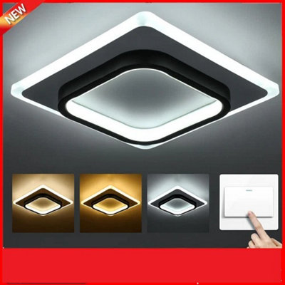 Modern Square LED Ceiling Panel Light for Home Rooms
