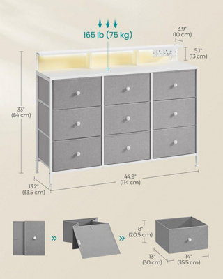 Modern Storage System, Multi-Drawer Unit with Smart Charging and ...