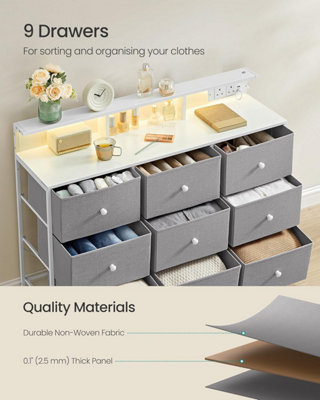 Modern Storage System, Multi-Drawer Unit with Smart Charging and ...