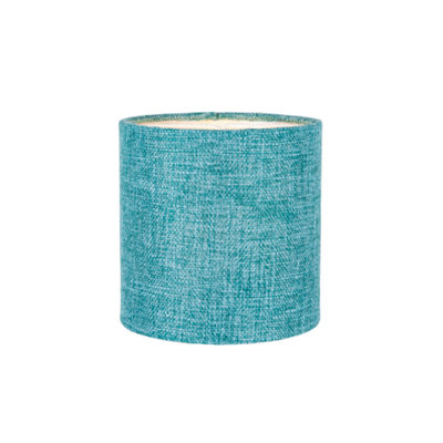 Small teal deals lamp shade