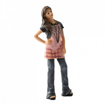 Modern Teenage Girl Standing Figure for 12th Scale Dolls House