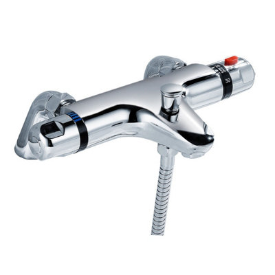 Modern Thermostatic Bath Shower Mixer Tap Set And Kit - 3