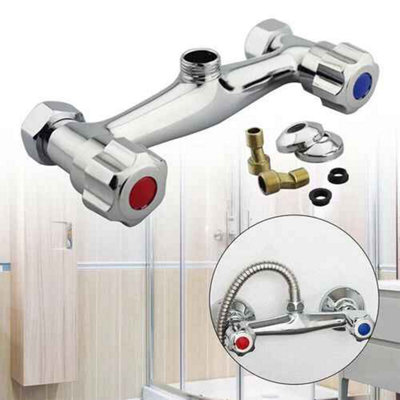 Modern Thermostatic Exposed Bar Shower Mixer Valve Tap, Chrome, 1/2 ...