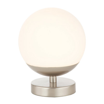 Feit electric moon light deals white touch table lamp