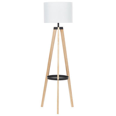 Modern Tripod Floor Lamp White BLUFF