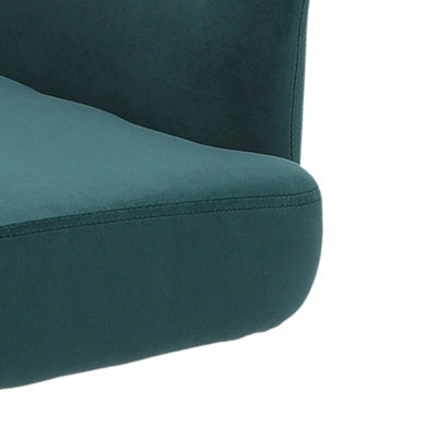 Modern Upholstered Chair Swivel 180 Degree Armchair Green for Living Room Bedroom