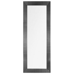 Modern Wall Mirror 130 Black DRAVEIL