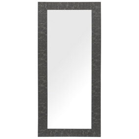Modern Wall Mirror 130 Black PLAISIR