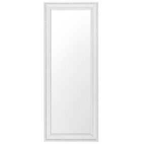 Modern Wall Mirror 130 White VERTOU