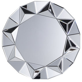 Modern Wall Mirror 70 Silver HABAY
