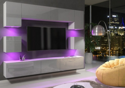 Modern wall unit for living room discount