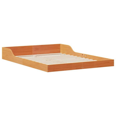 Modern Wax brown 120 x 190 cm Solid pine wood
