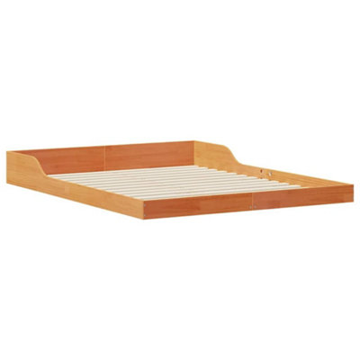 Modern Wax brown 140 x 210 cm Solid pine wood