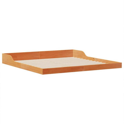 Modern Wax brown 180 x 220 cm Solid pine wood