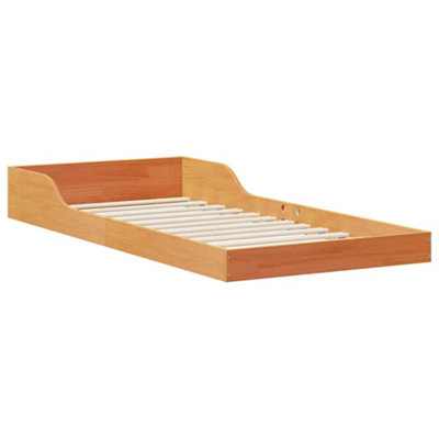 Modern Wax brown Solid pine wood