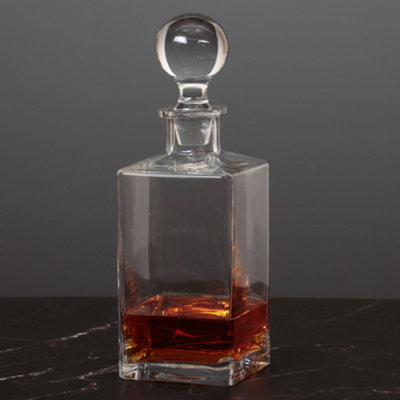 Modern Weighted Wine Whiskey Drinking Decanter with Ball Stopper Father's Day Gifts Ideas