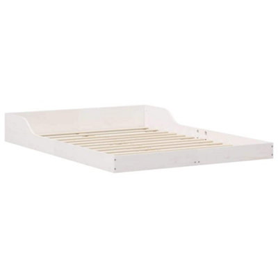 Modern White 135 x 190 cm Solid pine wood