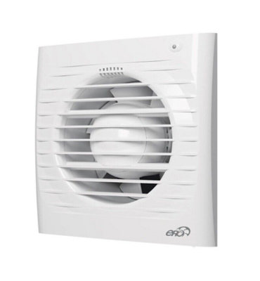 Modern White Bathroom Extractor Fan 100mm with Timer Price Comparisons | Compare The Build