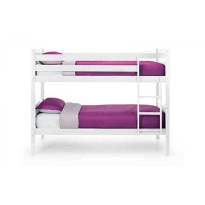 Modern White Bunk Bed 3ft (90cm)