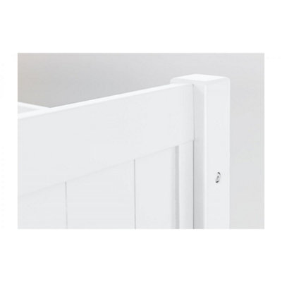 Modern White Bunk Bed 3ft (90cm)