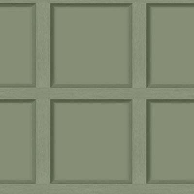 Modern Wood Panel Wallpaper Green Holden 12982