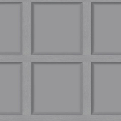 Modern Wood Panel Wallpaper Grey Holden 12981