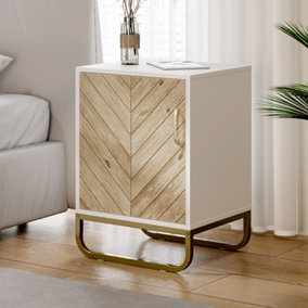 Modern Wooden Freestanding Side Cabinet 48 x 40 x 66cm