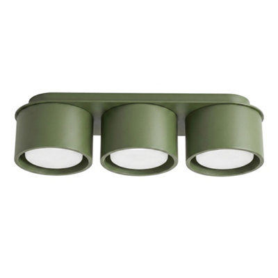 MODO aluminum olive green 3 Lights minimalist Ceiling lamps