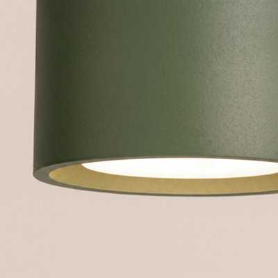 MODO aluminum olive green 3 Lights minimalist Ceiling lamps