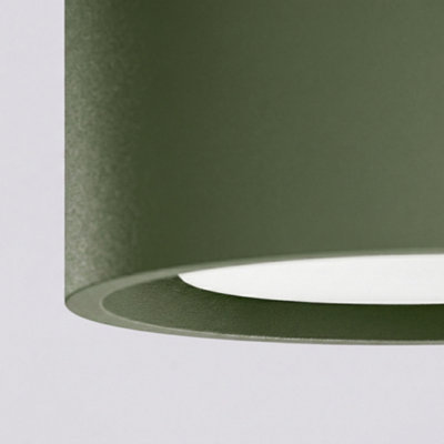 MODO aluminum olive green 3 Lights minimalist Ceiling lamps
