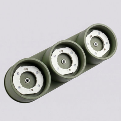 MODO aluminum olive green 3 Lights minimalist Ceiling lamps
