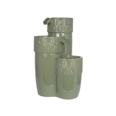 Modra Spills with Lights Traditional Water Feature with Cover