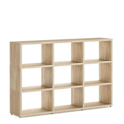Modular 9 Wide Cube Oak 173.8L x 109.6H x 32.8D