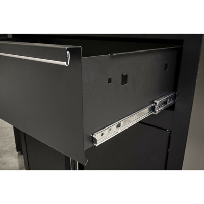 Modular Base & Wall Cabinet with Drawer - Magnetic Door Latches - MDF Worktop