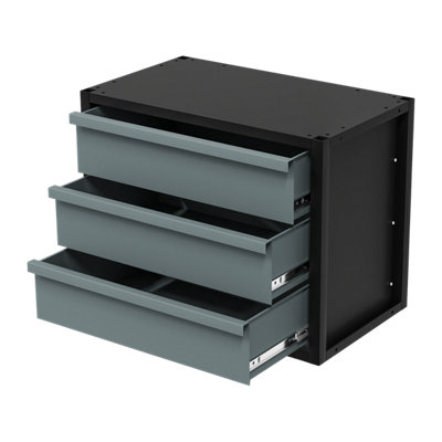 Modular Racking Mid Unit 3 Drawer 580mm