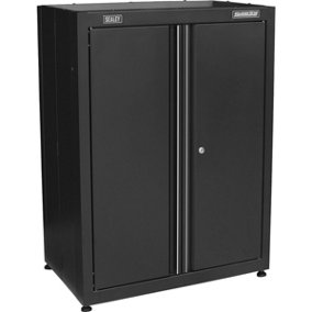 Modular Stacking Cabinet - Magnetic Door Latches - Adjustable Feet - Extendable