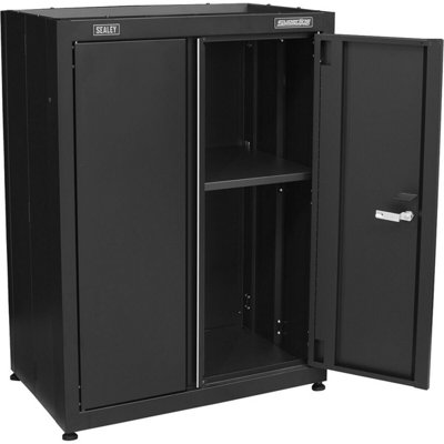 Modular Stacking Cabinet - Magnetic Door Latches - Adjustable Feet - Extendable