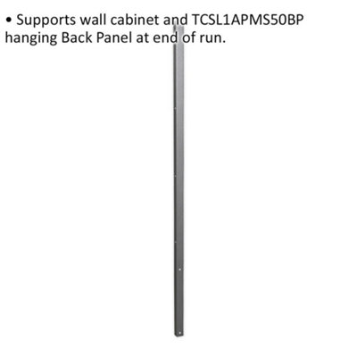 Modular System Upright Connector - Single - For Use With ys02624 Back Panel
