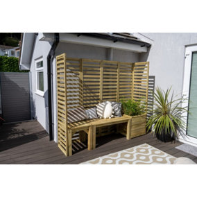 Modular Wooden Garden Seating Set Number 2