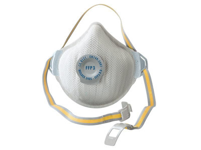 Moldex 340512 Air Plus FFP3 R D Valved Reusable Mask Single MOL340512