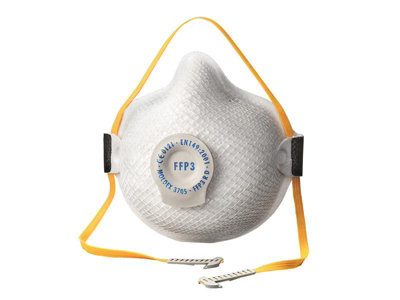 Moldex 370501 Air Seal FFP3 R D Valved Reusable Mask Pack of 8 MOL370501