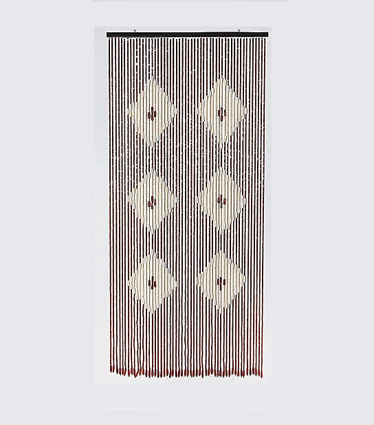 Monal Wooden Beaded Tuscany Provence String Bamboo Diamond Style Bead Curtain Handmade Home Decor Doorways Screen Blind 90 X 180cm Diy At B Q
