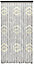 Monal Wooden Beaded Tuscany Provence String Bamboo Diamond Style Bead Curtain Handmade Home Decor Doorways Screen Blind 90 x 180cm