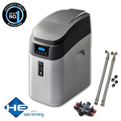 Monarch Midi HE FreeFlow Water Softener + 22mm Combi Pressurised